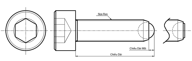 Clamping Screw HFSU8-30_drawing